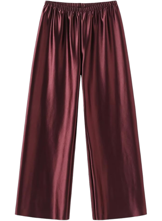 Margaret Satin Trousers - Limited Edition