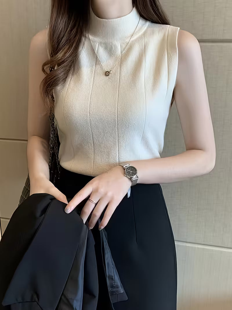 Sleeveless Knit Top Héloïse