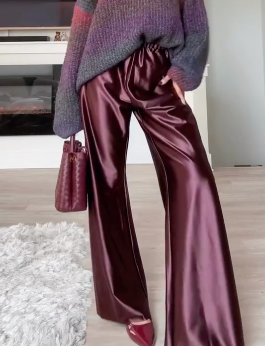 Pantalon Margaret en Satin - Édition Limité