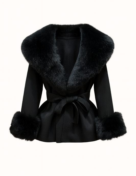 Manteau Stéphanie Noir