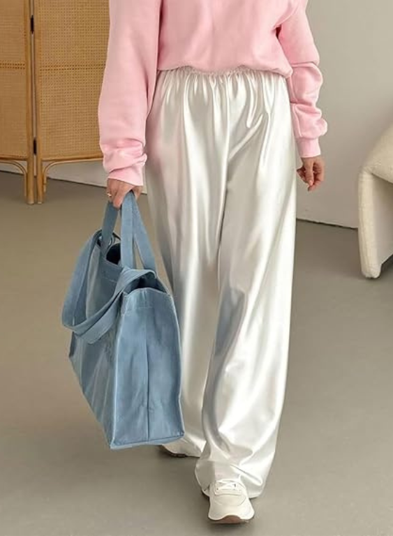 Pantalon Margaret en Satin - Édition Limité