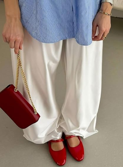 Pantalon Margaret en Satin - Édition Limité