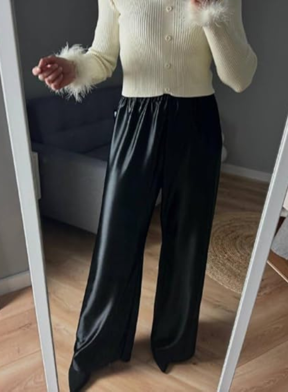 Pantalon Margaret en Satin - Édition Limité