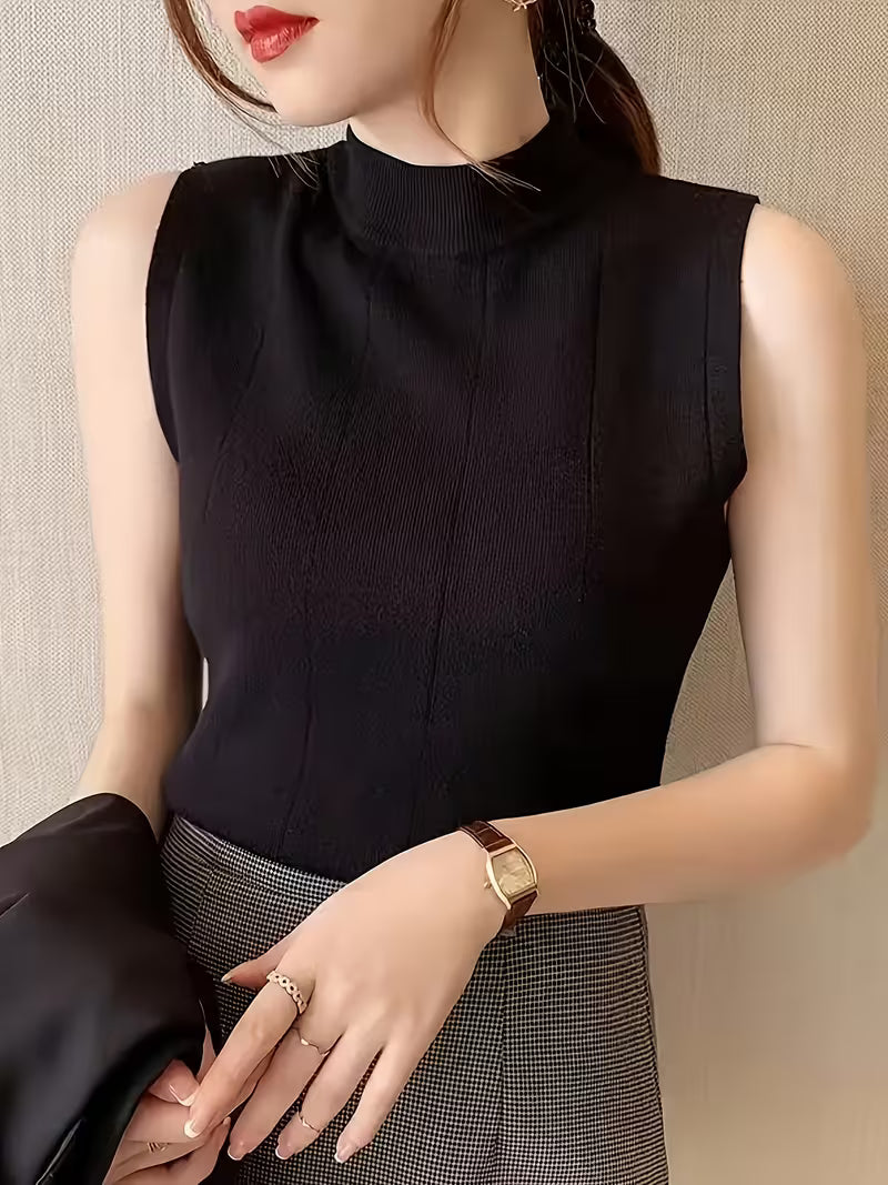 Sleeveless Knit Top Héloïse